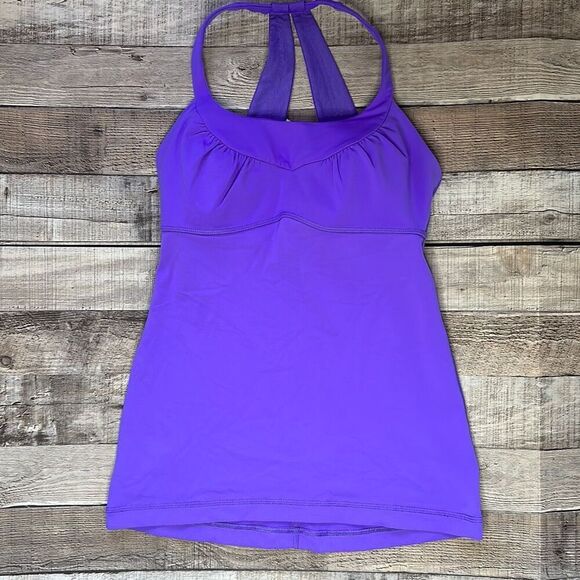 Lululemon Women’s Activewear Purple Racerback Scoop Me Up Tank ll | Size 4 - Picture 1 of 3